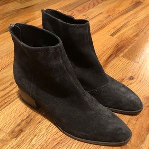 Rag & Bone Wesley Bootie Asphalt Suede 9.5